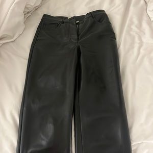 aritzia leather pants